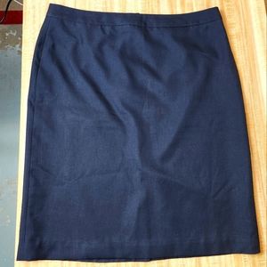 Regeneration navy pencil skirt